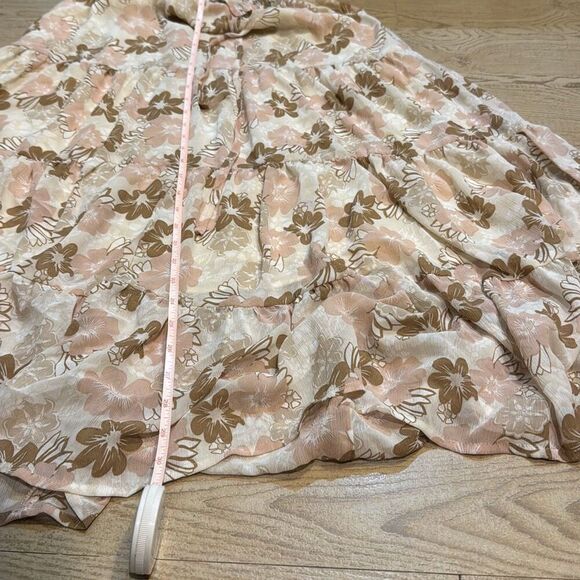 NWT aerie long floral tiered skirt size small - Picture 5 of 5